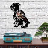 horloge-en-vinyle-vintage-chien-schnauzer