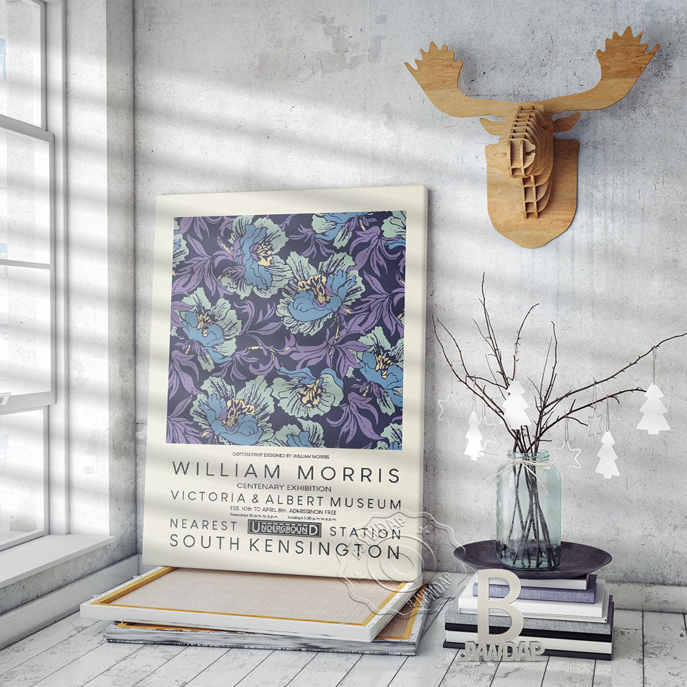 Vintage Poster Blumen Dekoration