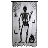 rideau-motif-halloween-vintage