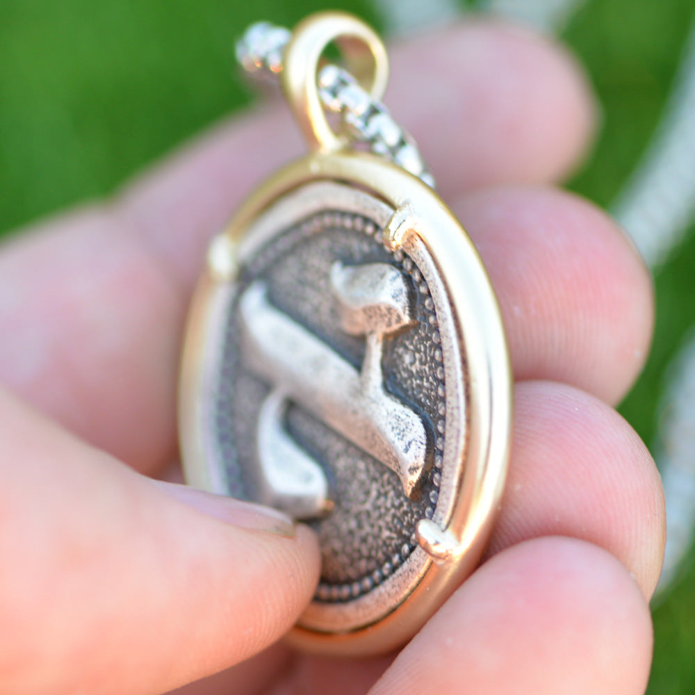 collier-pendentif-hebreu-vintage