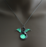 collier-dragon-volant-vintage-brillant