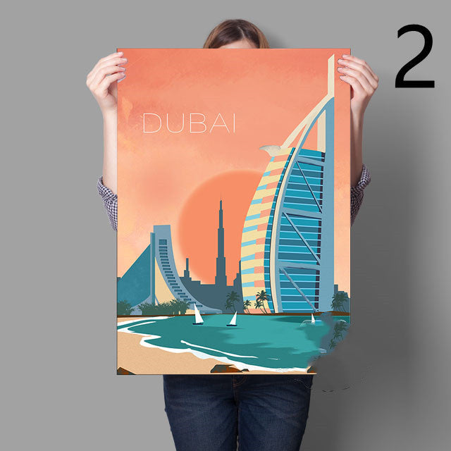 affiche-vintage-world-travel-print
