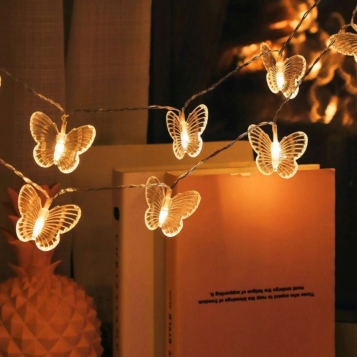 Vintage Deko-Lichtgirlandenlampe