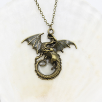 collier-dragon-volant-vintage-brillant