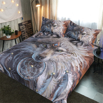 housse-de-couette-wolf-tribe-warrior-vintage