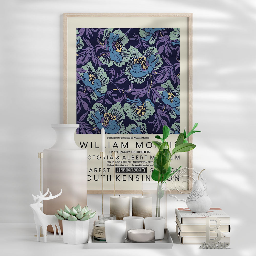 Vintage Poster Blumen Dekoration