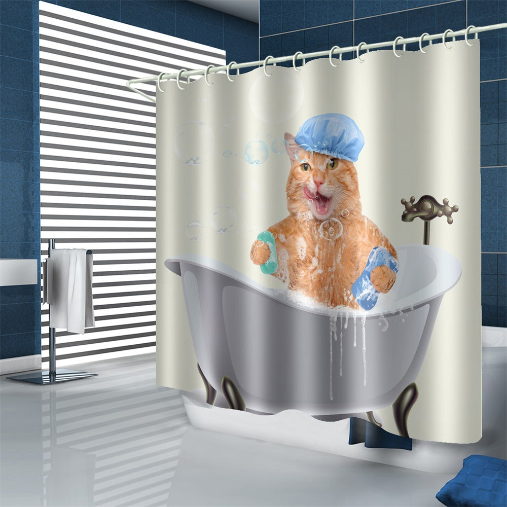 rideau-de-douche-en-polyester-impermeable