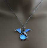 collier-dragon-volant-vintage-brillant