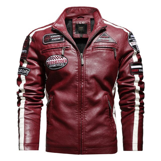 blouson-vintage-simili-cuir-patch-moto