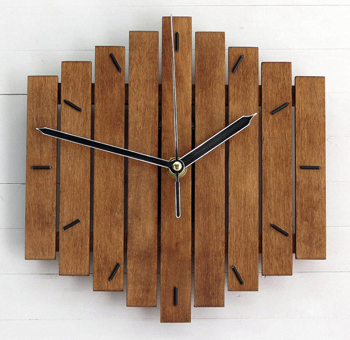 horloge-bois-vintage-country-garden