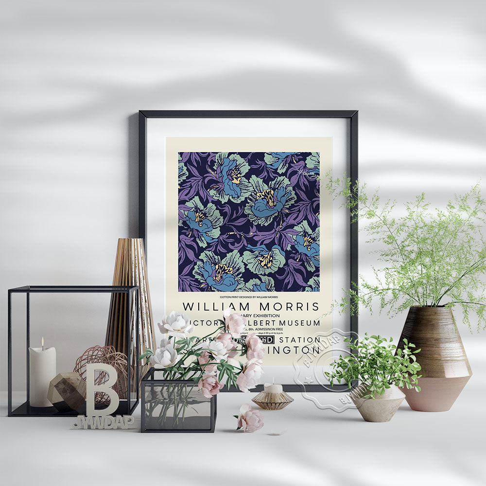 Vintage Poster Blumen Dekoration
