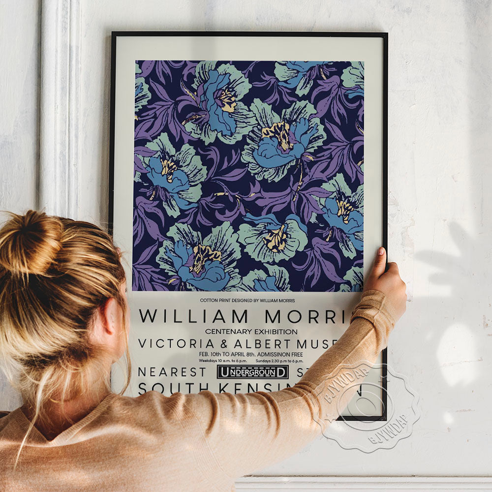 Vintage Poster Blumen Dekoration