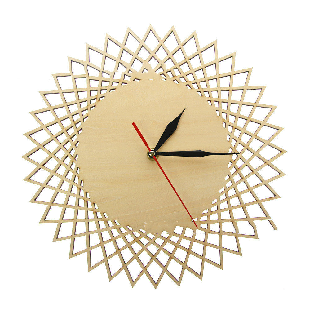 Horloge Vintage Graphique Abstraite 