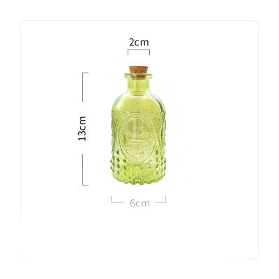 bouteille-en-verre-gaufre-vintage