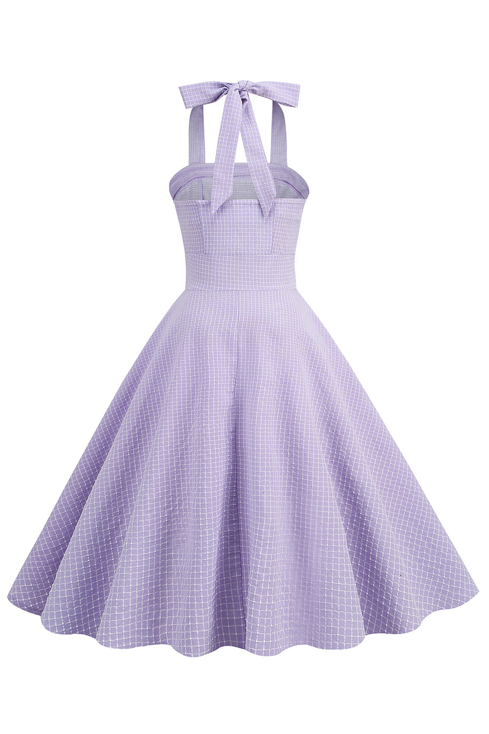 robe-annee-80-a-pois-violet