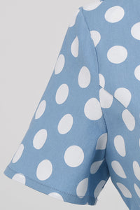 robe-mi-longue-a-pois-annee-80