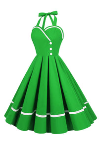 robe-pin-up-annee-80-en-col-v-des-annees-50