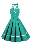 robe-pin-up-annee-80-en-col-v-des-annees-50