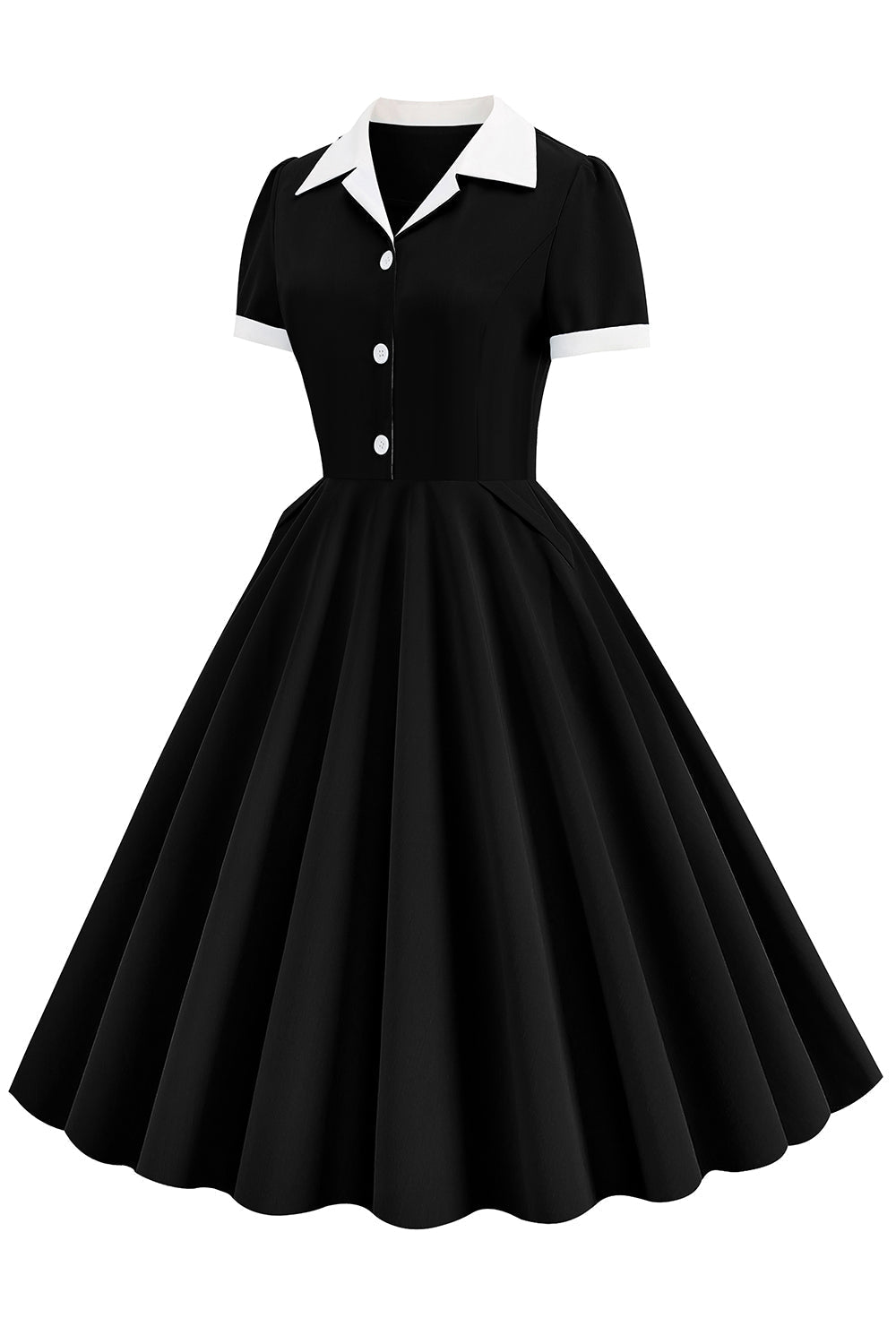 robe-en-trapeze-annee-80-decontractee