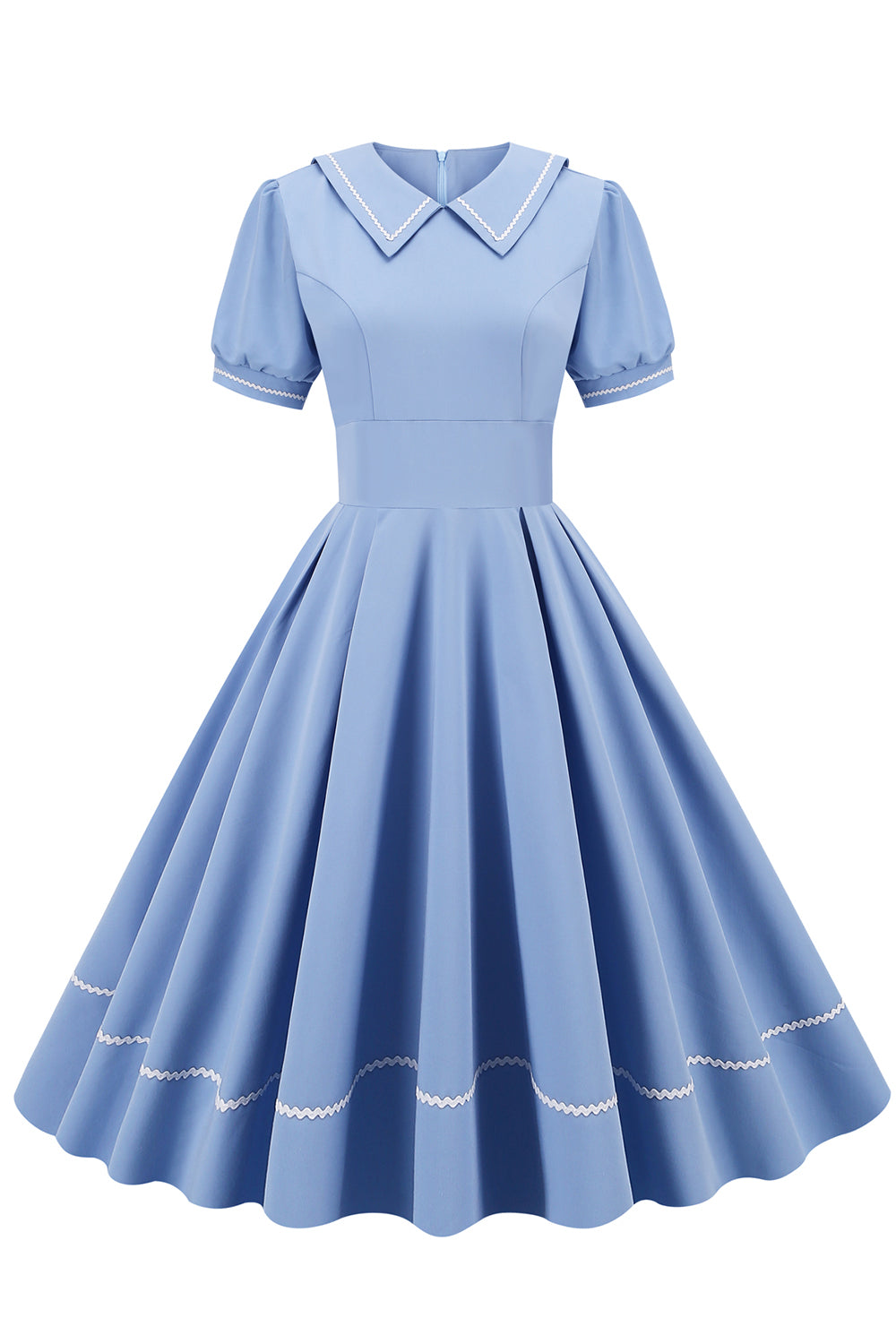 robe-style-annee-80-a-manches-courtes
