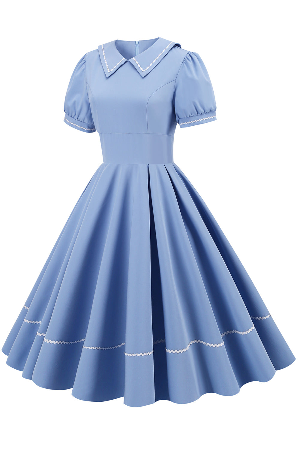 robe-style-annee-80-a-manches-courtes