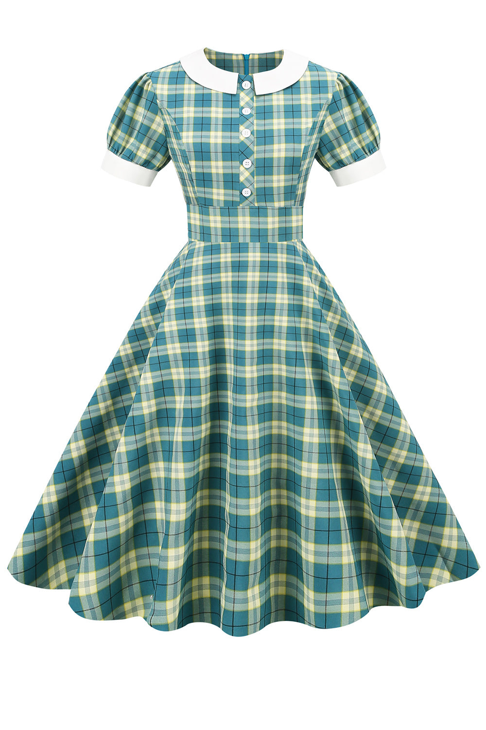 robe-a-carreaux-vintage