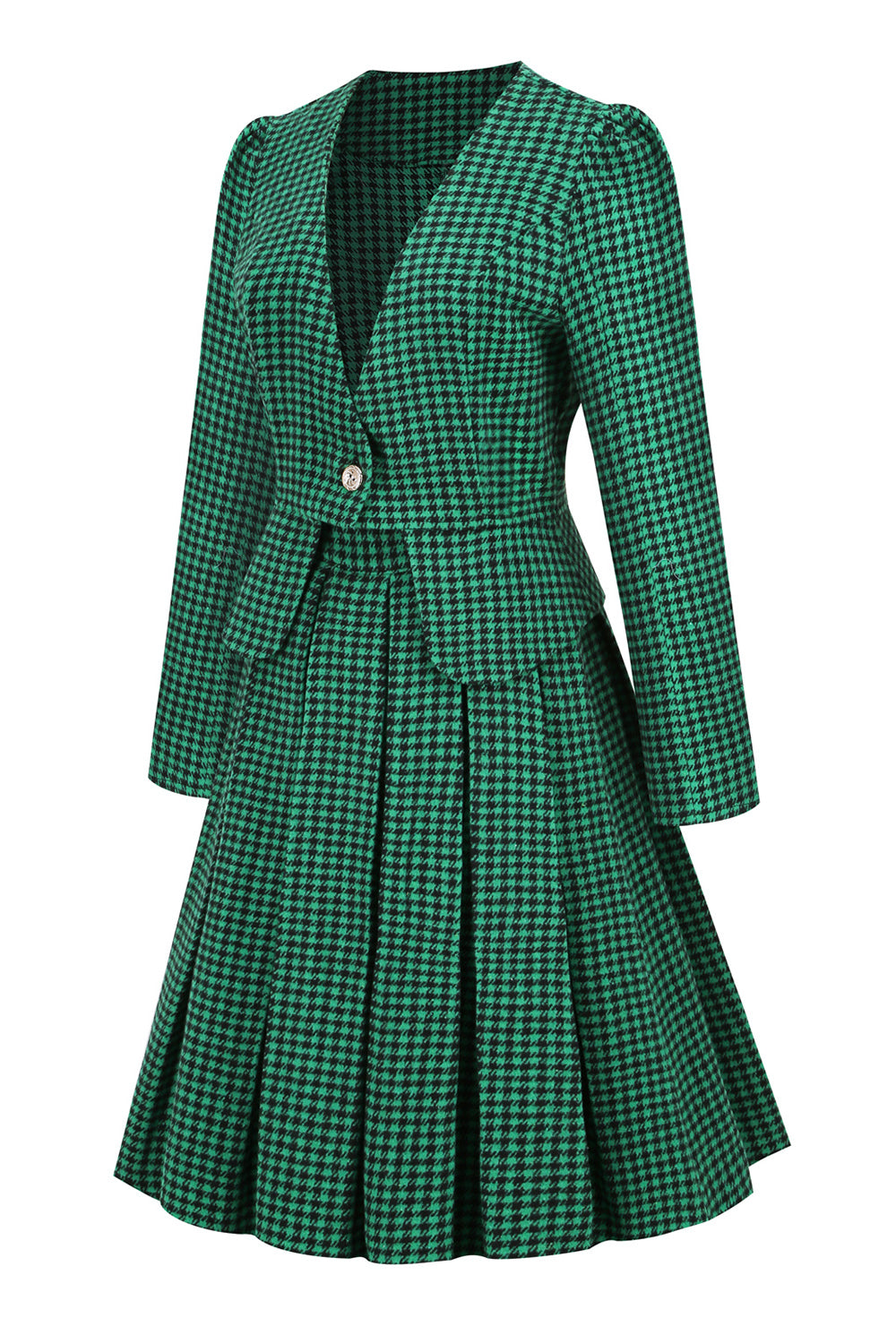 ensemble-vintage-vert-pour-femme