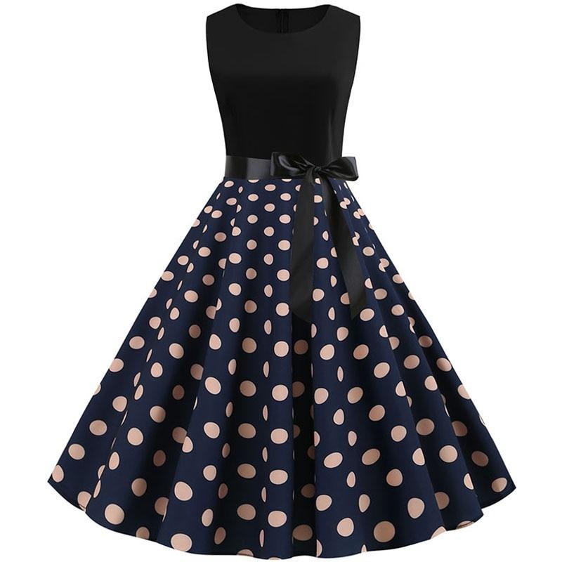 robe-rockabilly-a-pois