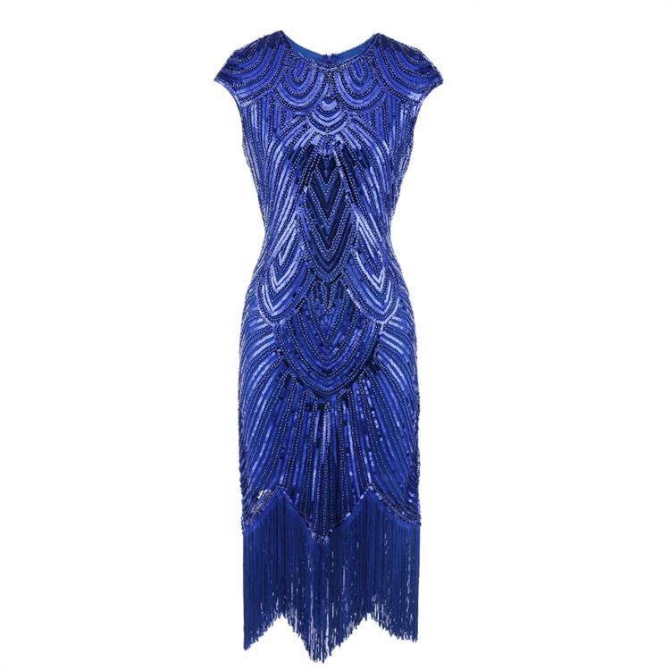 Rosafarbenes Charleston-Kleid in Übergröße