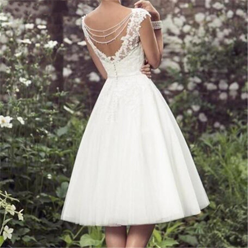    Robe-Mariee-Courte-Vintage-Annee-50