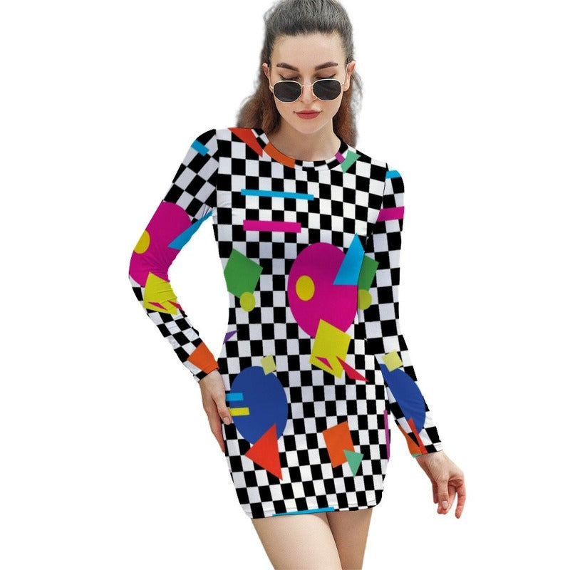 Robe-a-Carreaux-Annees-80-style-6