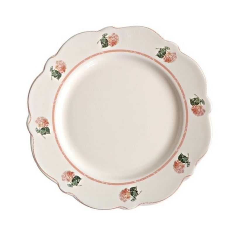 Vintage Blumen Teller