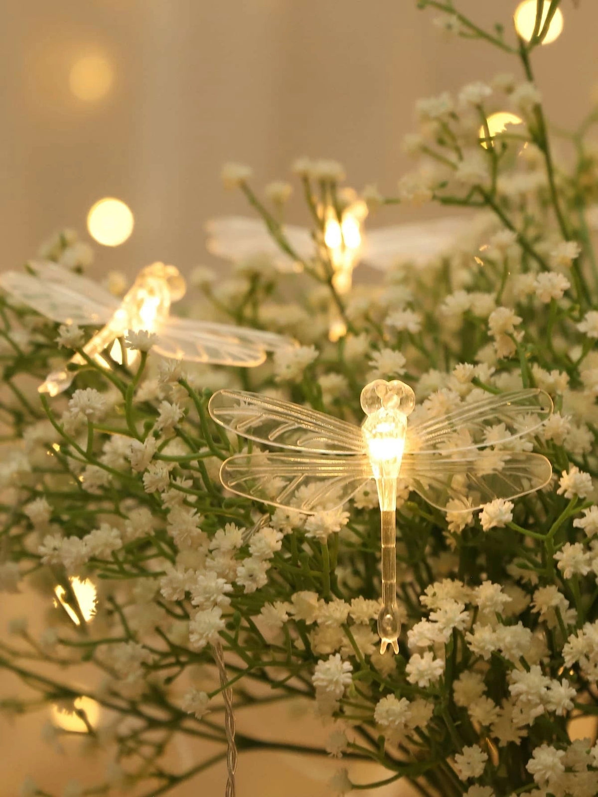 Vintage Deko-Lichtgirlandenlampe