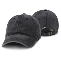 Schwarze Vintage-Mütze für Herren