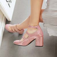 chaussures-annee-80-t-strap-rose