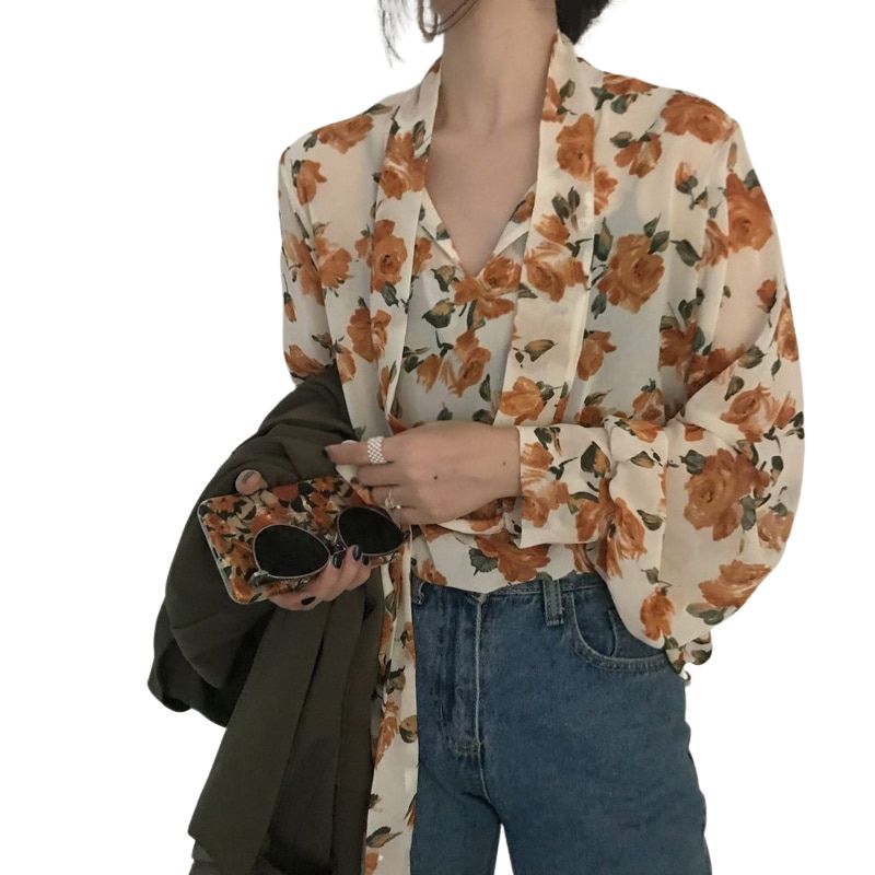 chemise-a-fleurs-annee-60