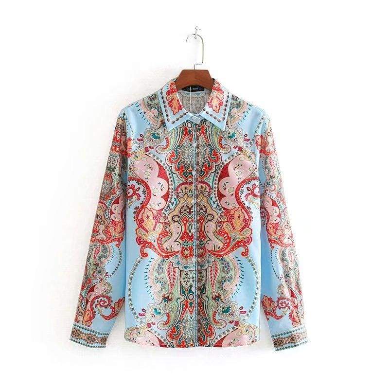 chemise-annee-80-elegante-multicolore