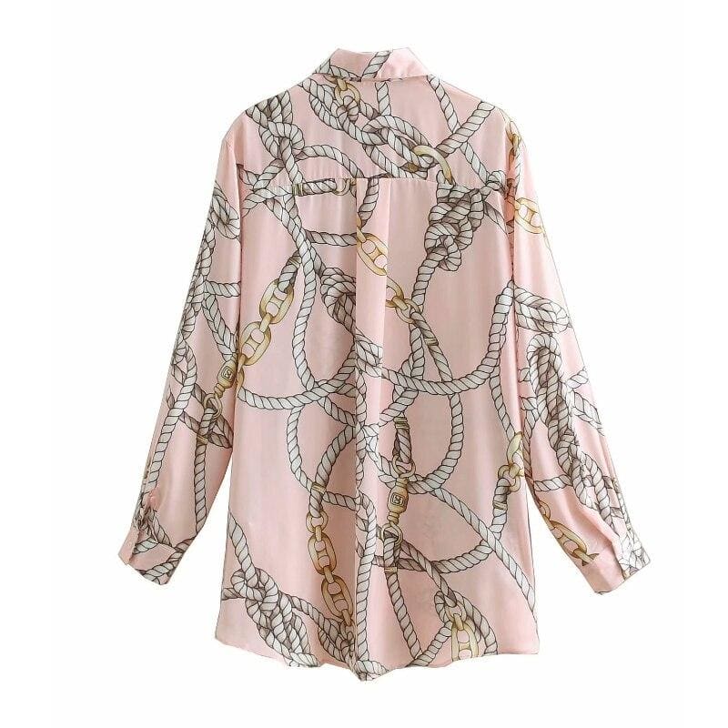 chemise-annee-80-rose-motif-chaines