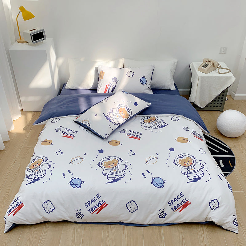 housse-de-couette-lit-vintage