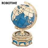 globe-pieces-3d-vintage-jeux-de-puzzle-en-bois