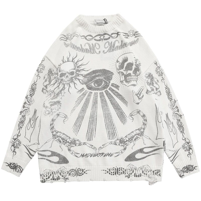 gros-pull-blanc-en-laine-annee-80