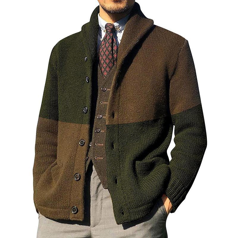 veste-tricot-manches-longues-vintage-colorblock