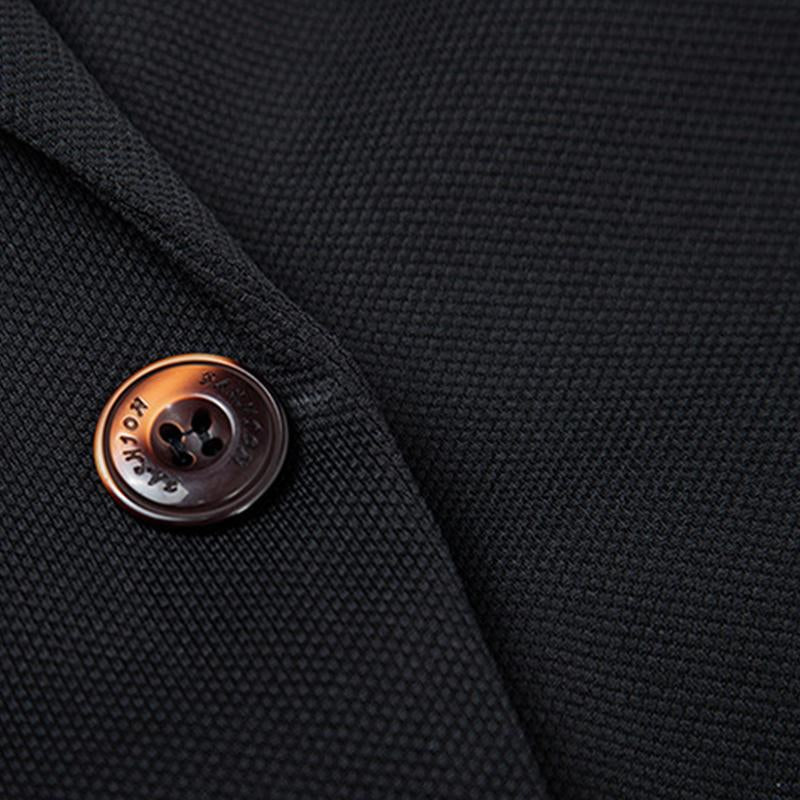 Vintage-Blazer mit kontrastierendem Revers für Herren