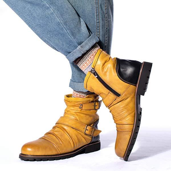 bottes-motardes-en-cuir