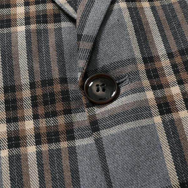 Trendiger, schicker Ein-Knopf-Vintage-Blazer