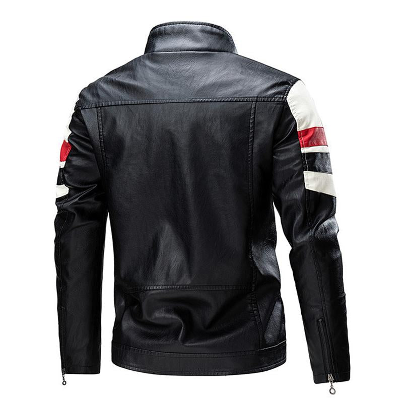 veste-cuir-moto-retro-coutures-contrastees-vintage