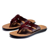 Herren-Flip-Flops aus Leder