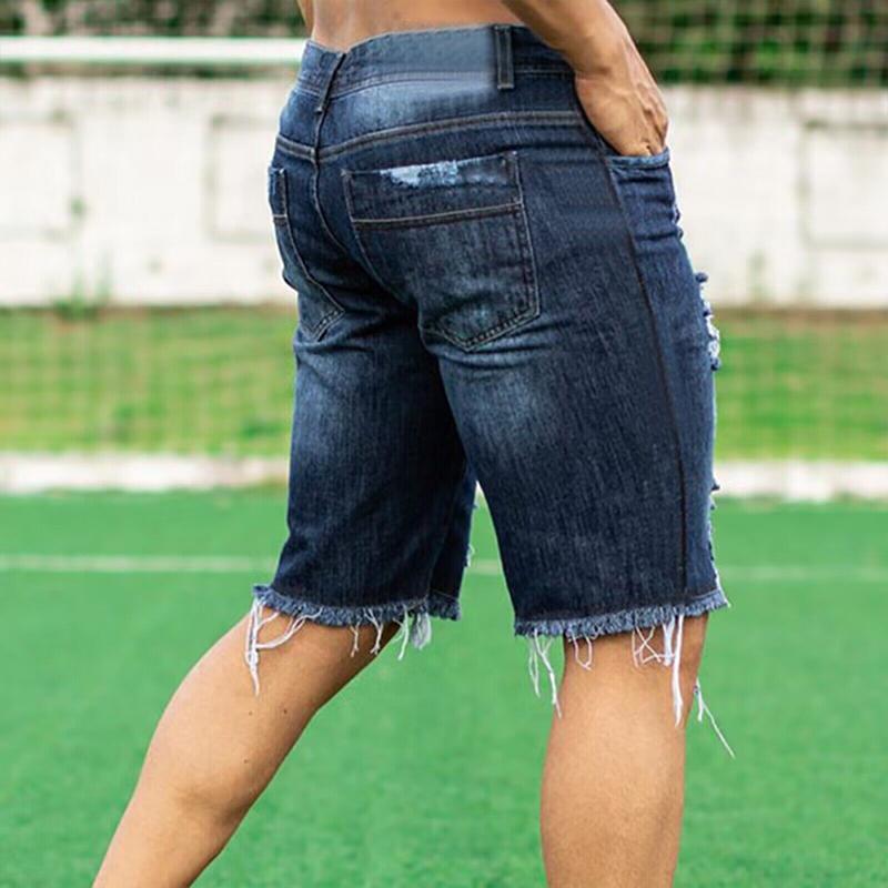 short-jean-dechire-decontracte-vintage