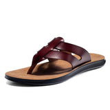 Herren-Flip-Flops aus Leder