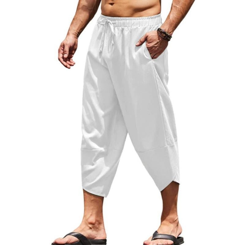 pantalon-ample-chic-couleur-unie-vintage